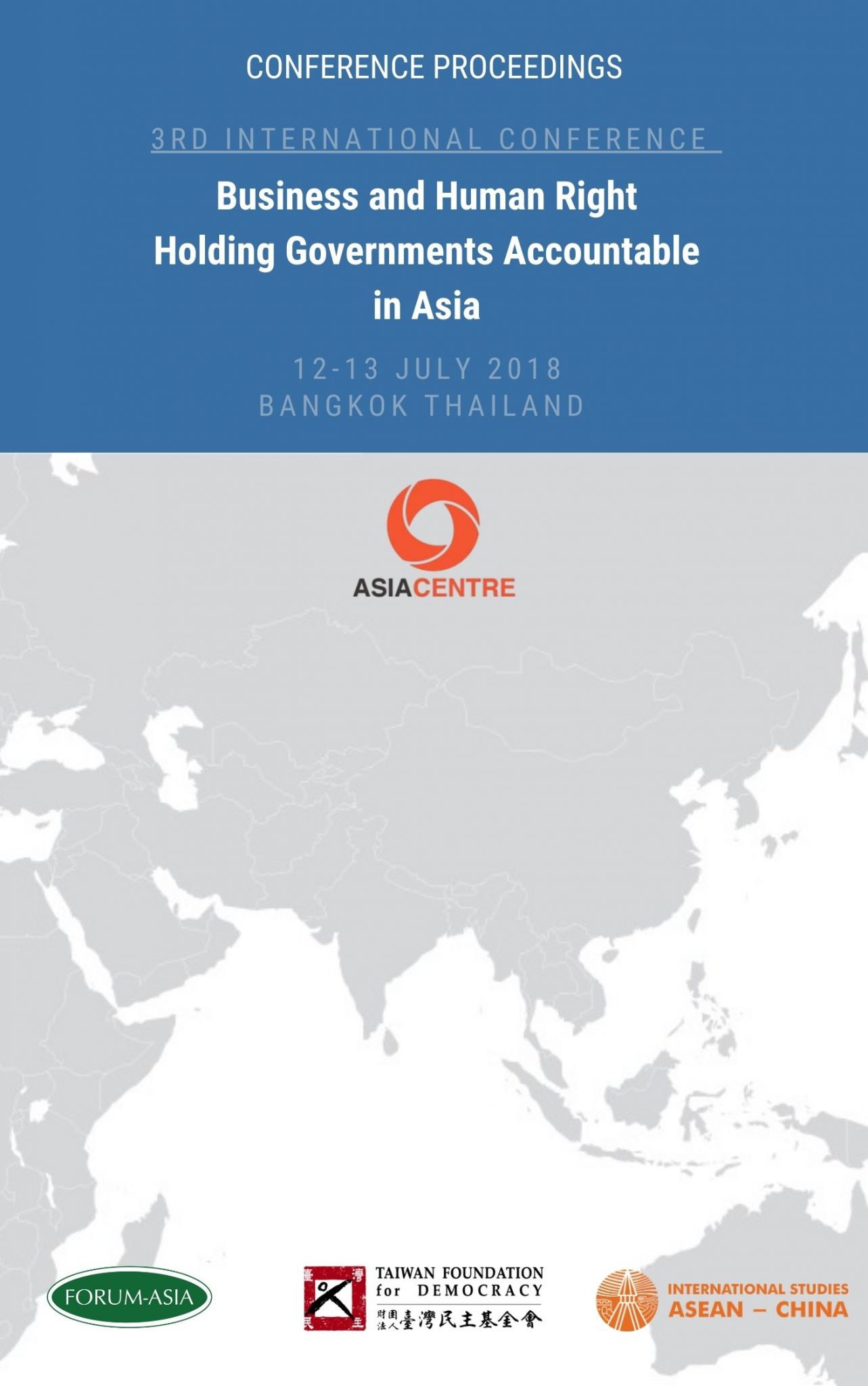 Conference Proceedings Asia Centre