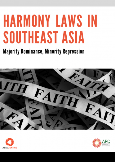 Harmony Laws in Southeast Asia: Majority Dominance, Minority Repression